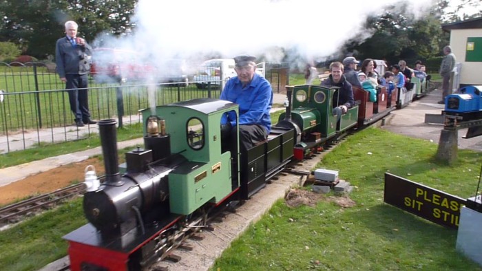 Miniature Steam and Electric Train Rides in Chingford.
