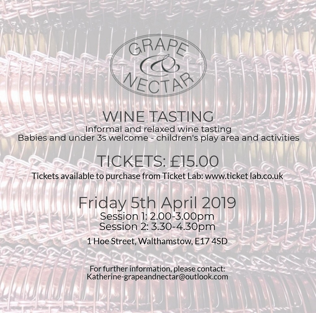 Grape & Nectar wine tasting