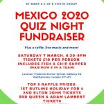 Mexico 2020 Quiz Night Fundraiser with fish & chip supper