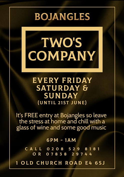 Two’s Company – Soul Night in Chingford!