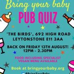 Bring Your Baby Pub Quiz