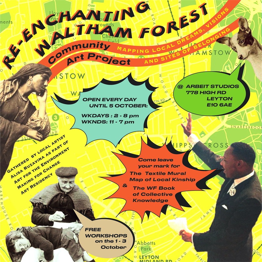 Cultivating Eden: Growing & Caring for Ourselves and Our Urban Green @ Re-Enchanting Waltham Forest