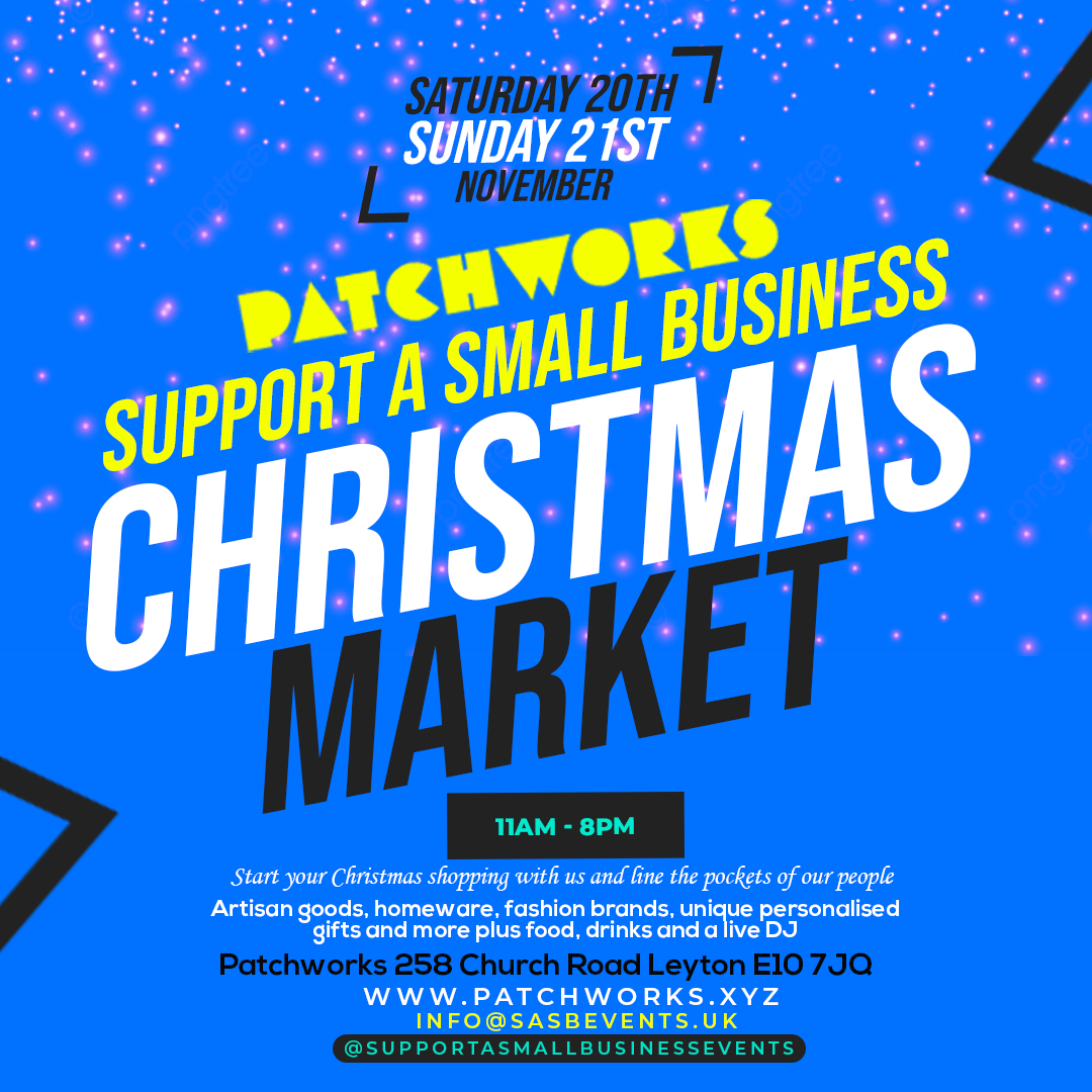 Support a small business Christmas Market at PATCHWORKS