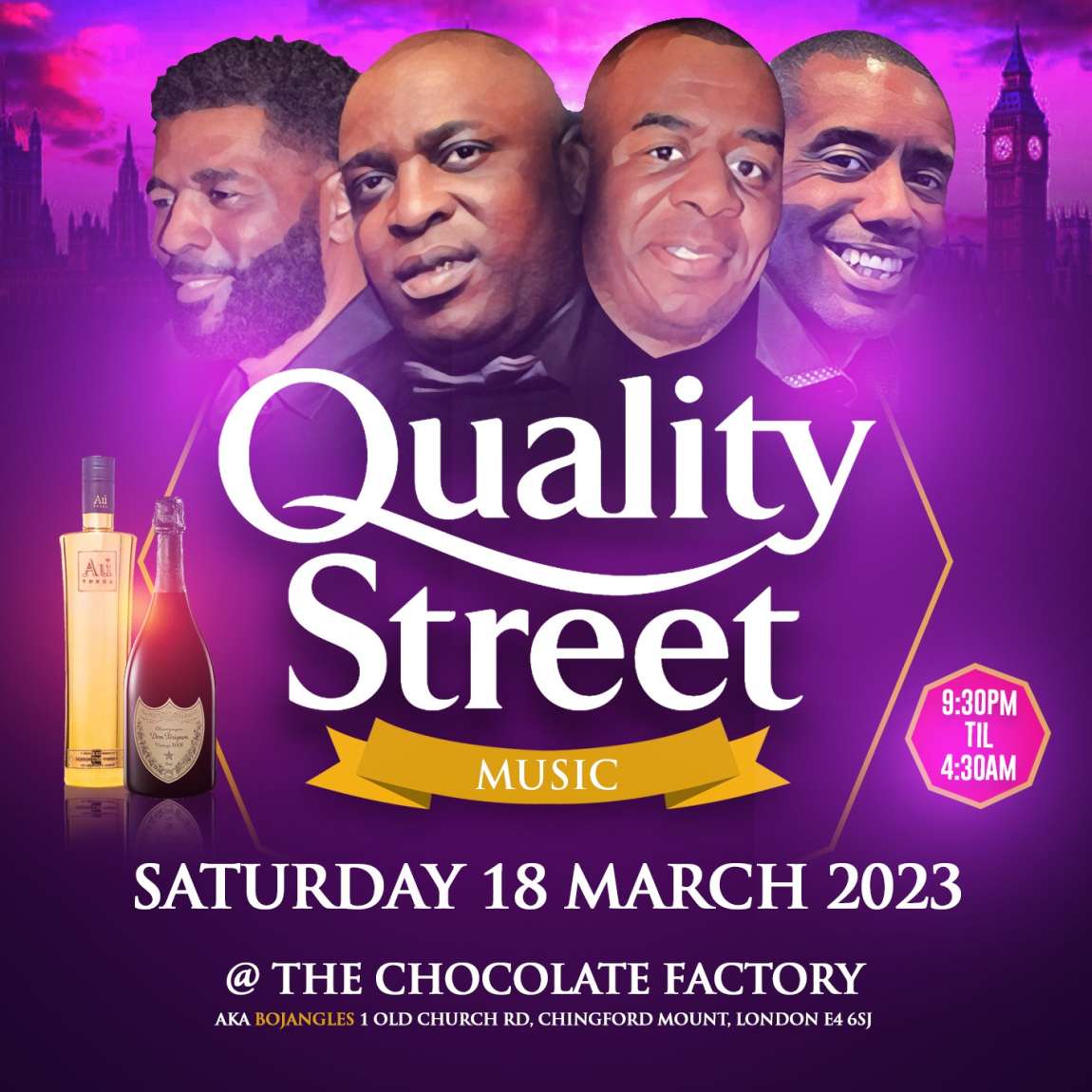 Quality Street Music Night at Bojangles in Chingford