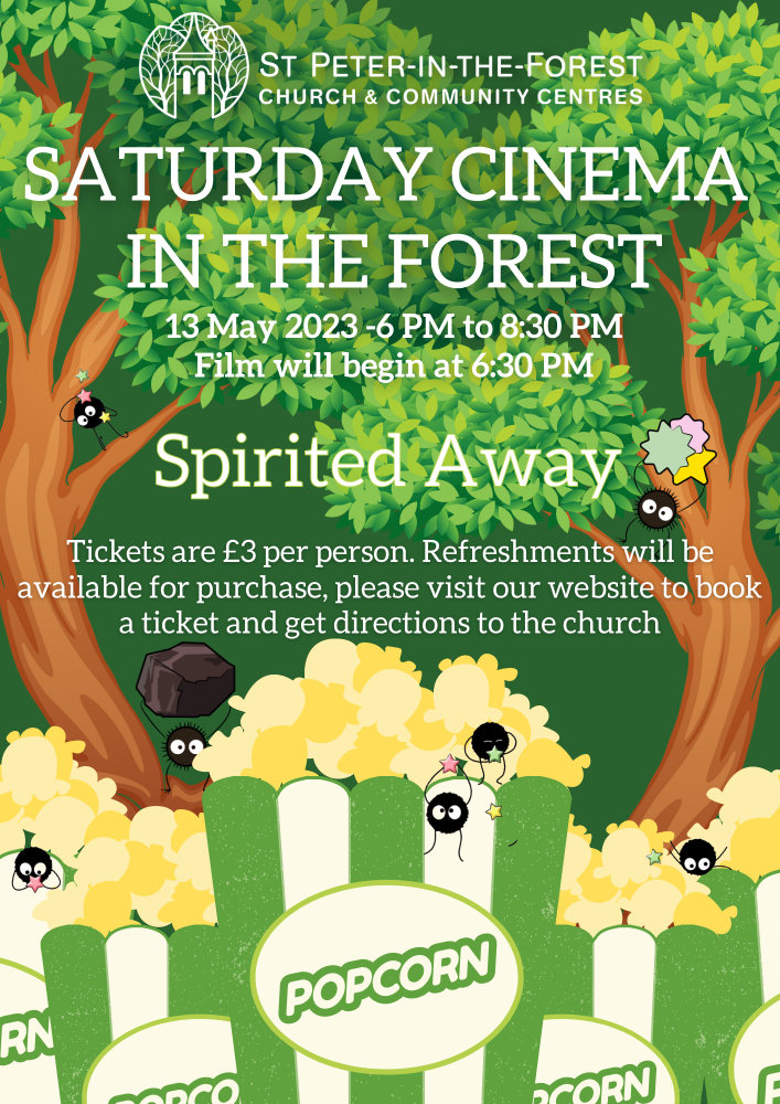 Saturday Cinema in the Forest- Spirited Away
