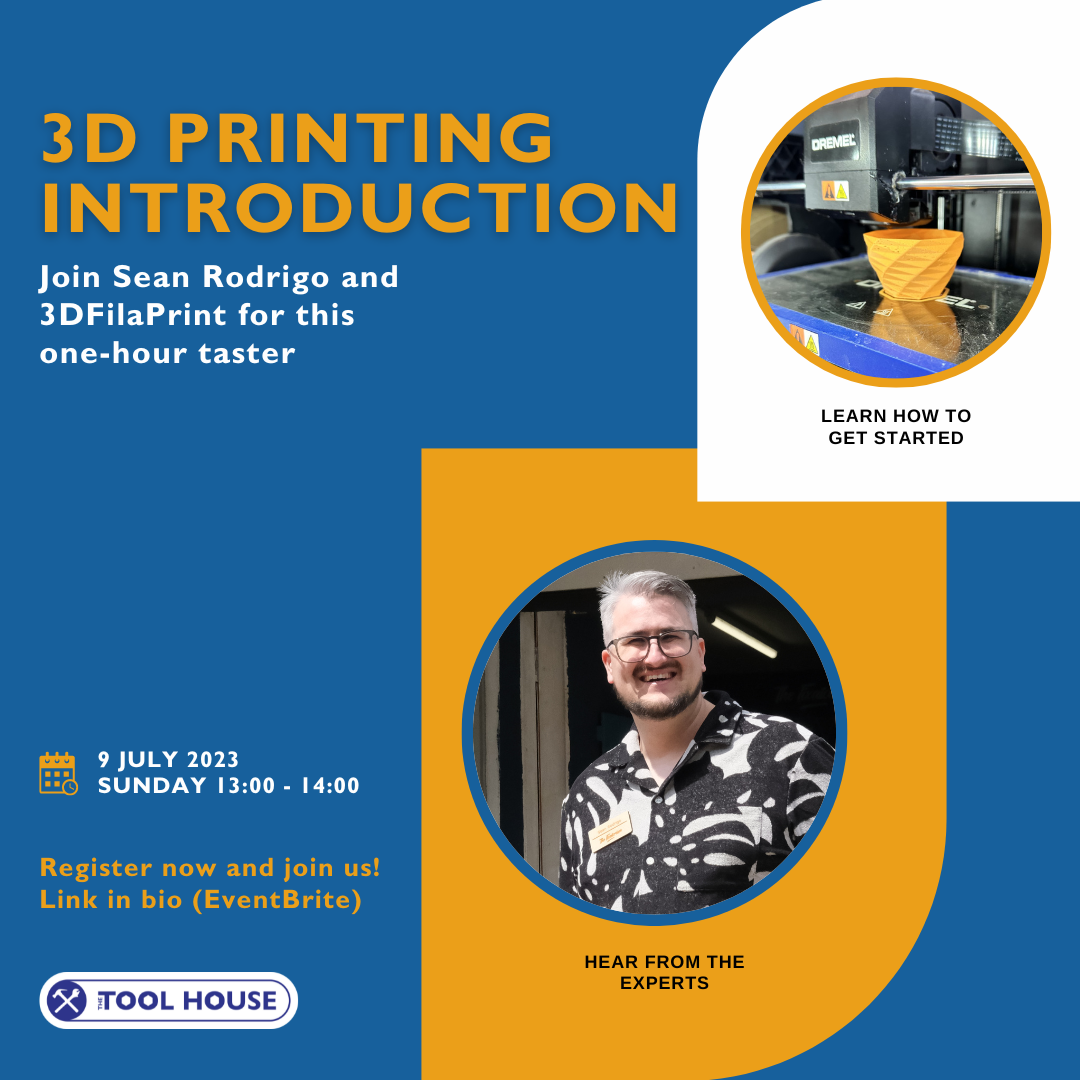 3D Printing Taster Session with Sean Rodrigo and 3DFilaPrint