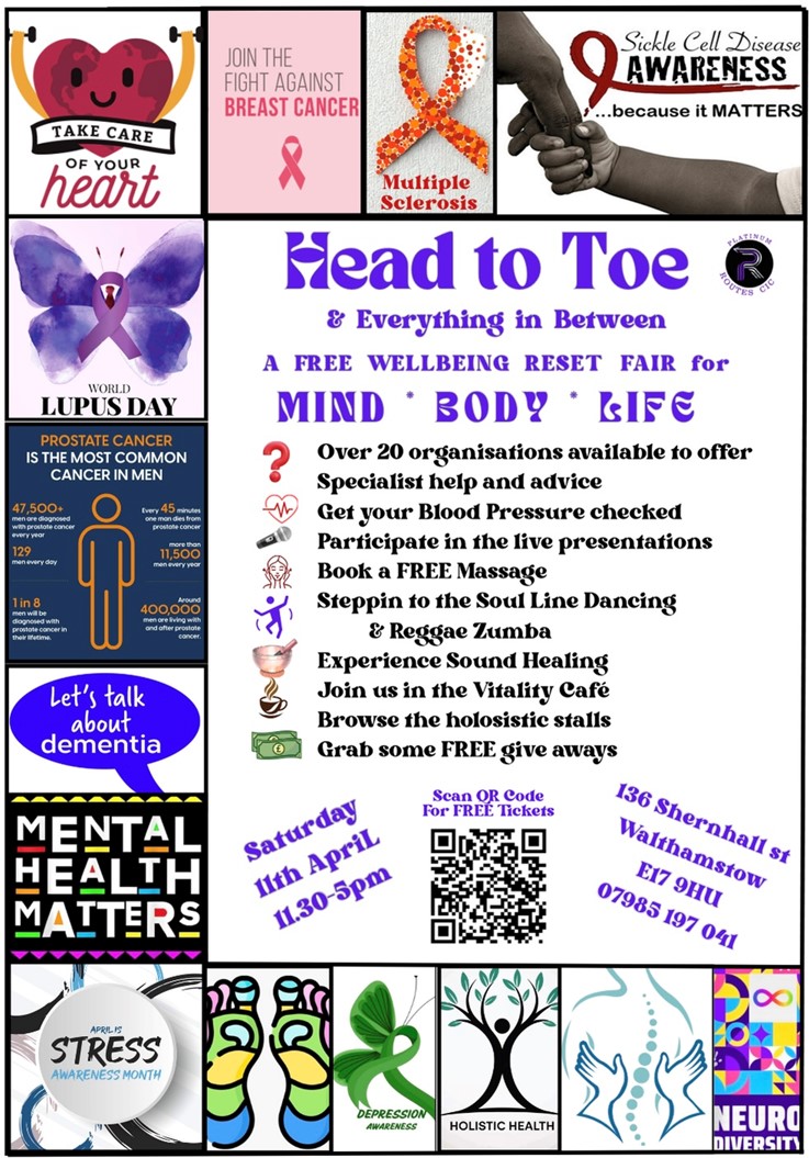 Head to Toe Health & Wellbeing Reset Day