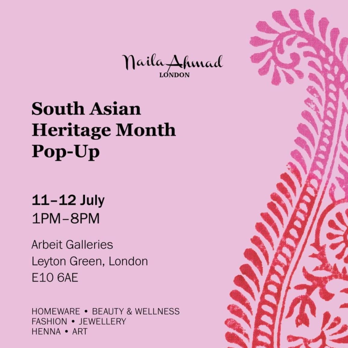 South Asian Heritage Month Pop-Up
